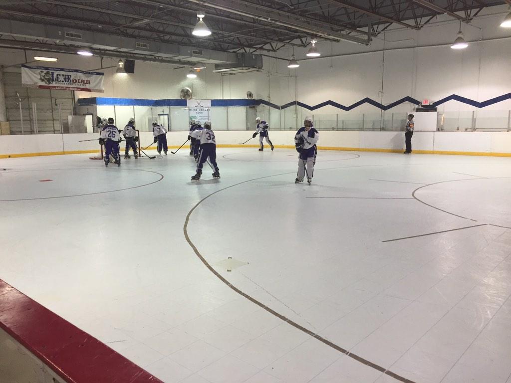 Wildcats take the rink for the final game of the evening against LA Tech