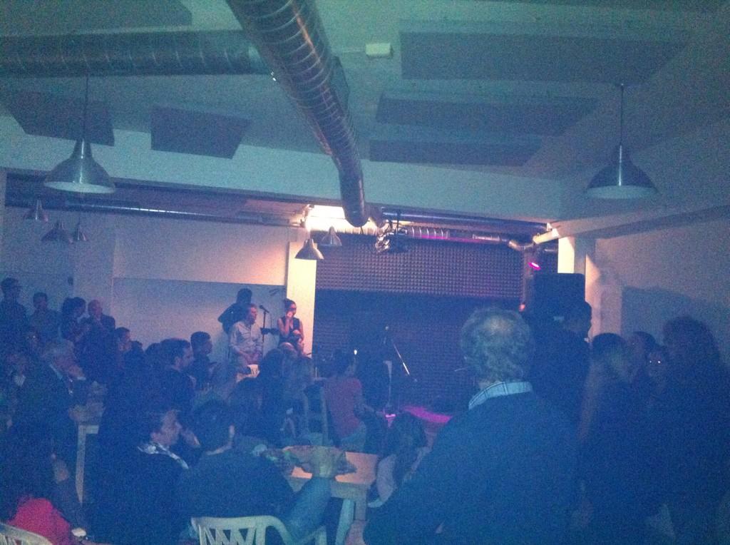 Al Vox Club very cool event! In #viaRidolfinoVenuti Roma.