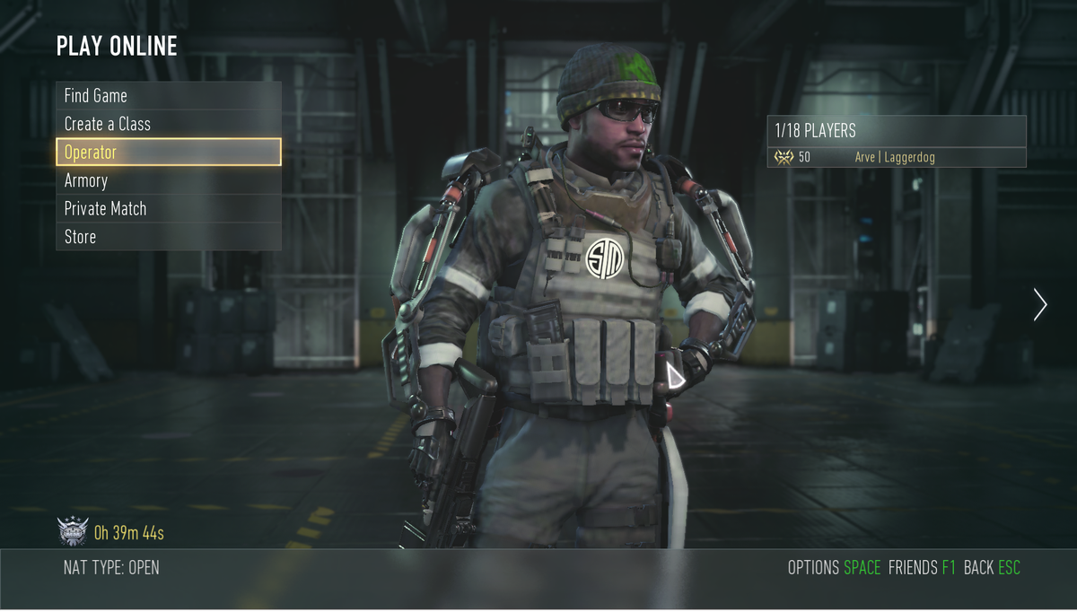 Laggerdog's tweet photo. Hey @TSMReginald @Locodoco! I did my best to make TSM logo on COD AW :) Pretty sexy on the first picture! http://t.co/4dJXOrL1EU