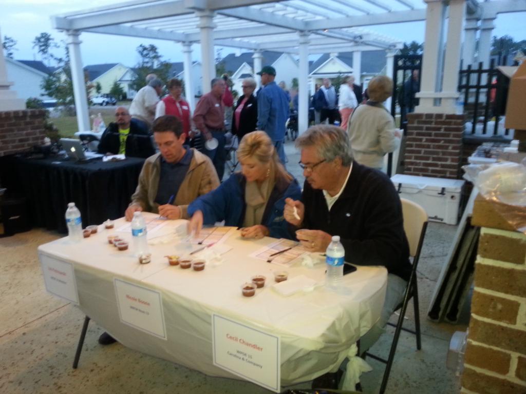 Debrabram's tweet photo. Judging the Emmons Preserve Charity Chili Cook-off! http://t.co/dCmKesmqxT