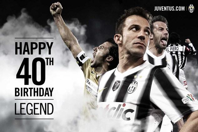 Happy Birthday my Legend Selamat Ulang Tahun yang ke-40 Alessandro Del Piero!  