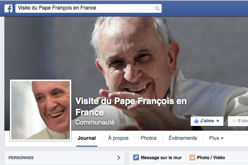 Voyage en France du Pape François : La page Facebook qui fait le buzz... aleteia.org/fr/technologie…
