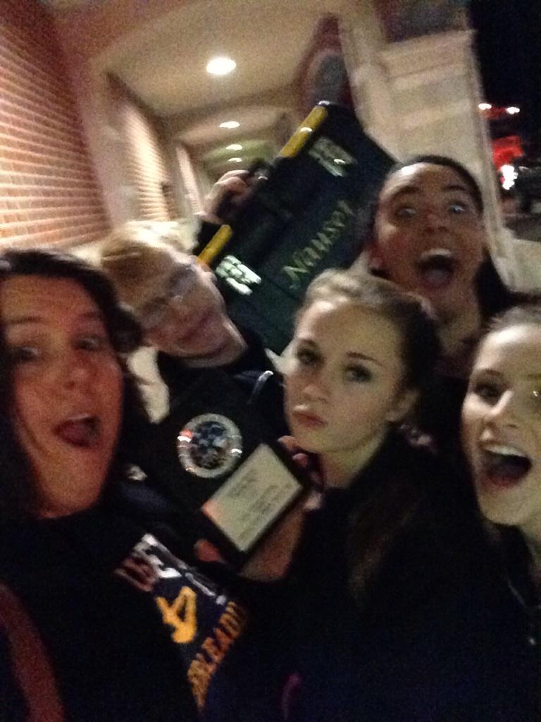 NausetCheer's tweet image. Second place in ACL!! #trophyselfie #RoadToStates #NextStopRegionals #NausetCoEd2014