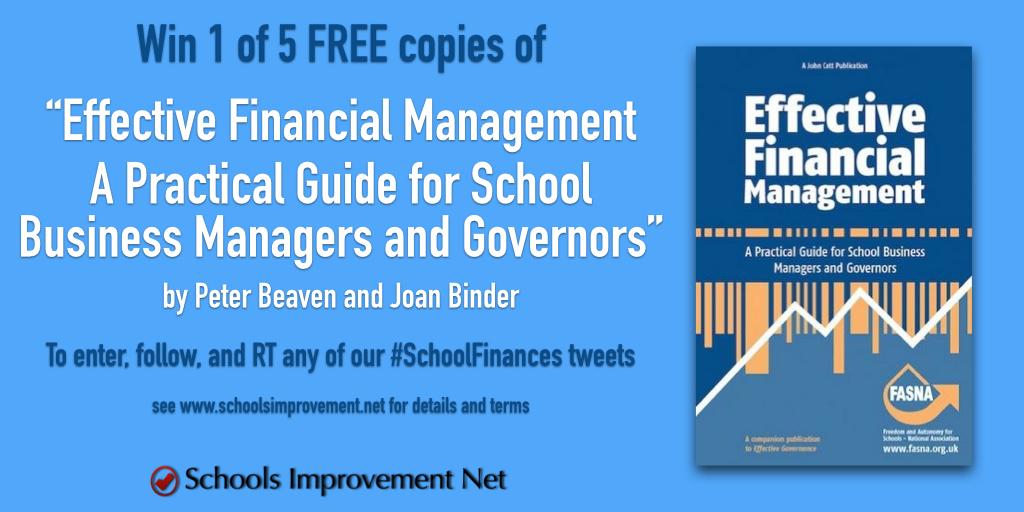 SchoolsImprove's tweet photo. RT to enter: Win a new book for school biz mngrs/governors http://t.co/i559p11lNE #SchoolFinances < Draw 8am tomorrow http://t.co/OxDos1TYw6