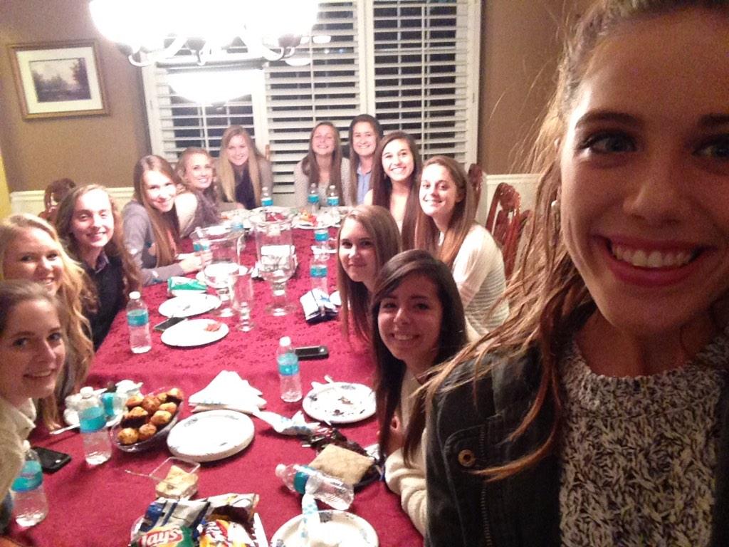 OFC9798's tweet photo. Dinner before Claire's play #GoUrsula http://t.co/rjjS6n3lmU