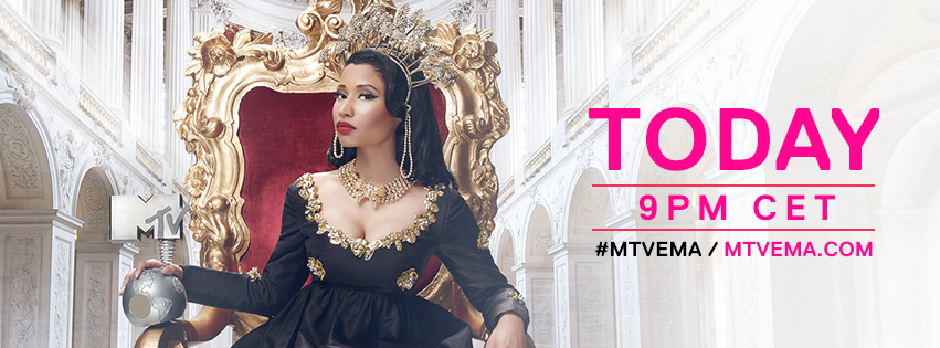TODAY! QUEEN <a href="/NICKIMINAJ/">Nicki Minaj</a>! #MTVEMA! YAAAASSSSSS!