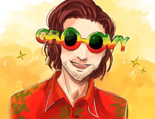 TeaAndTelepathy's tweet image. *pokes @MetalAndMagnets repeatedly* Erik! Erik! What do you think of my new sunglasses?