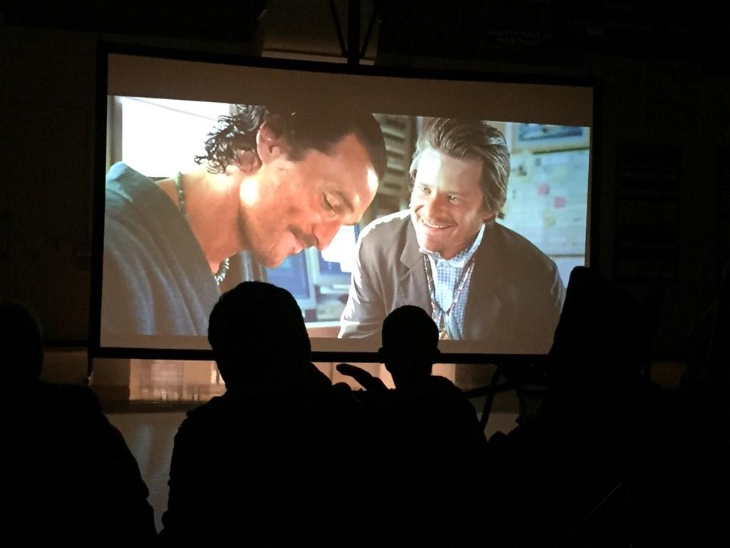 FRCTeam4910's tweet image. Set up the big screen and equipment in record time. @PopeHS1 admin says we're their new AV squad. #steamwork