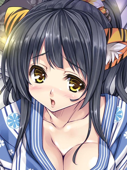 冬コミカタログのとらのあな様特典で虎耳イラスト描かせて頂きました。こちらも宜しくお願い致します～! 