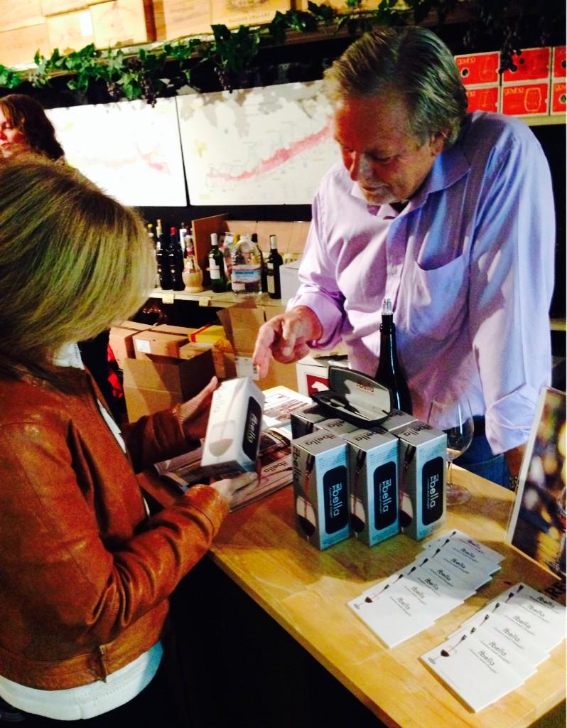 amlei's tweet photo. @TRIbellaWine at the Strohecker's market holiday event http://t.co/W178I0w80g