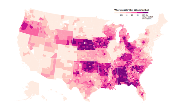 NYTSports's tweet photo. Where in America does college football mean the most? http://t.co/ysSoT6kAiD http://t.co/XXLLAwwFt4