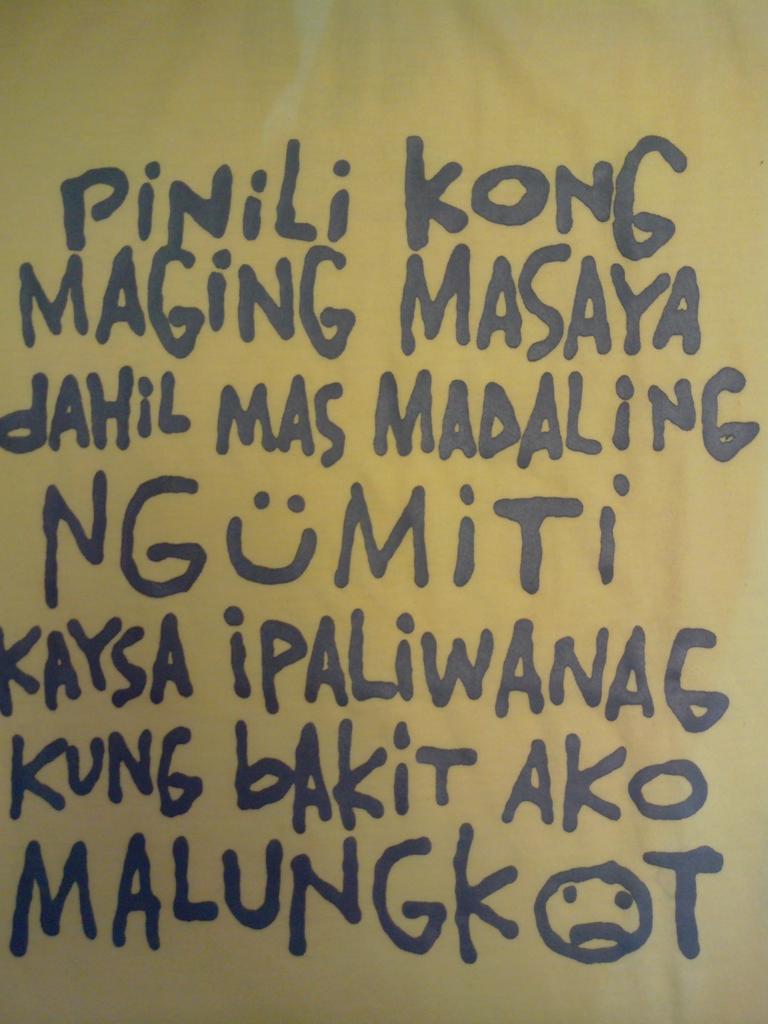 tado_jimenez's tweet photo. Smile and ran away from gloomy vibe! Please ngiti na! http://t.co/ju9JxKEbWH