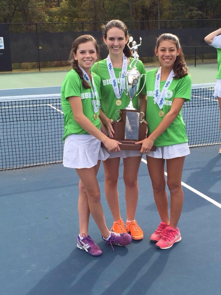 BE State Tennis Champs.  Dacuba 10-8 in third set tiebreaker sealed the deal!  Way to go BE!