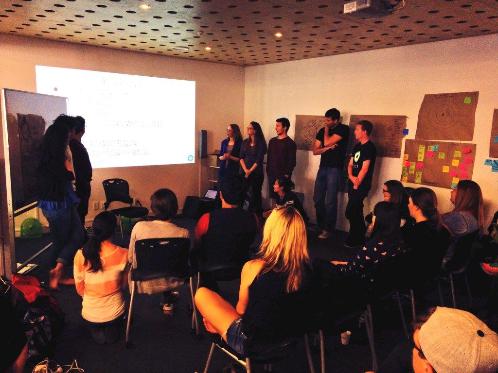 lifehackHQ's tweet photo. 1st up is team 'Recovery Action Plan'. Much achieved at #LifehackWGTN this weekend! cc @MischaBee http://t.co/YNwEFUwQAq