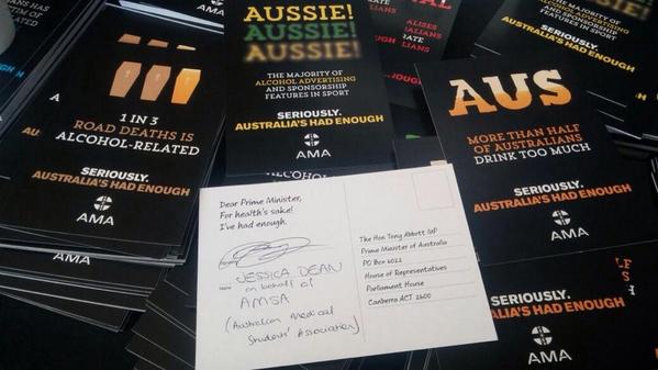 yourAMSA's tweet image. Today @AMSAPresident at #AMAsummit represented voices of young people in combating alcohol misuse @ama_media