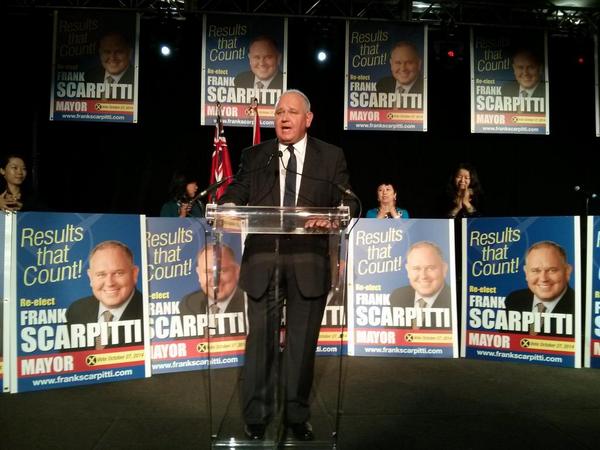 AaronMadar's tweet photo. .@frankscarpitti Victory Speech @LeParcMarkham in #Markham #VoteMarkham #MKMpoli http://t.co/9xDGQ2vbIz