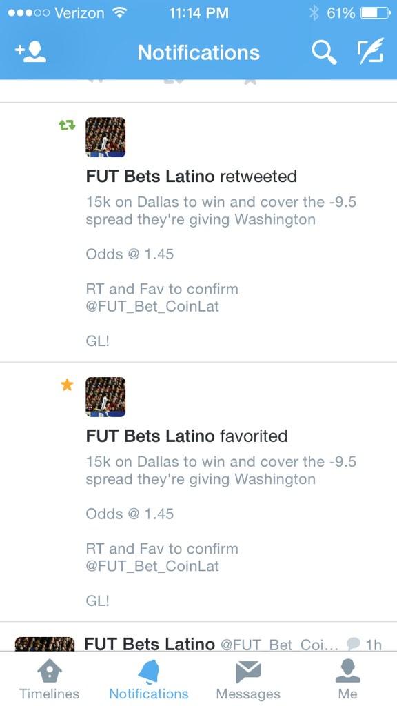InMeMumsCar_'s tweet photo. Report this scammer @FUT_Bet_CoinLat scammed 15k on a TRUST BET! http://t.co/Qz9djuXYLS