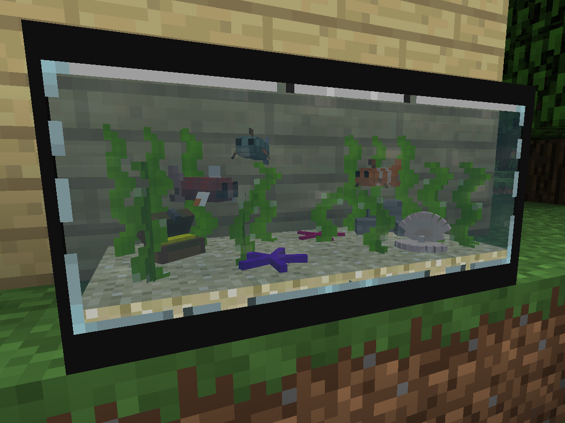 моды на майнкрафт аквариум #6