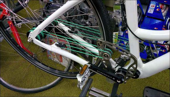 IanRadbone's tweet photo. Check out the weird string bike at Kevin Clark's shop, Magill Road. http://t.co/j0VY2YlWlq http://t.co/9QfwQjKKbA