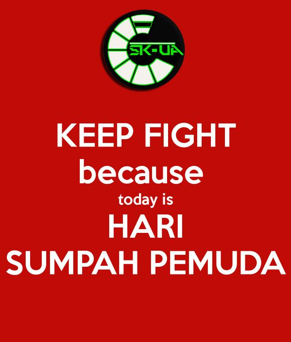Selamat Hari Sumpah Pemuda ! Sembari mengingatkan Pemuda/i Indonesia akan SUMPAH nya :D