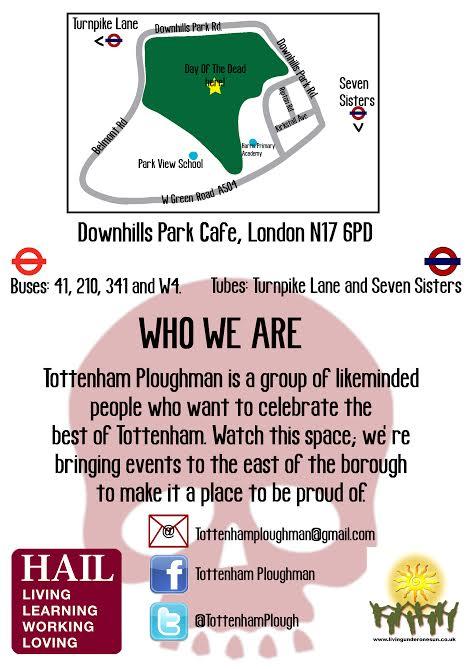 5 days to go! Please share our leaflet with your friends and colleagues #dayofthedead 2 Nov <a href="/DownhillsCafe/">Downhills Park Cafe</a>