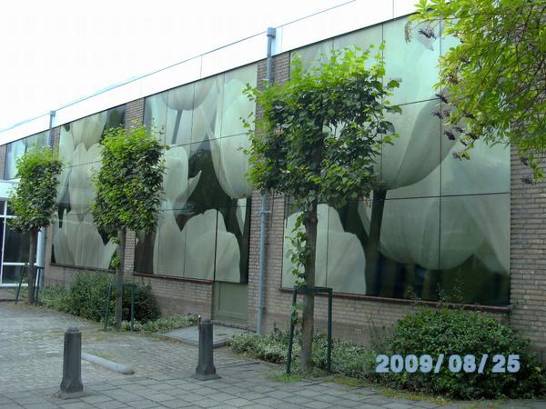 DecallC's tweet image. Prorail en woningb.ver.weten wat duurzaam- en vandaalbestendige, gedecalliseerde gevels toevoegen aan de leefomgeving