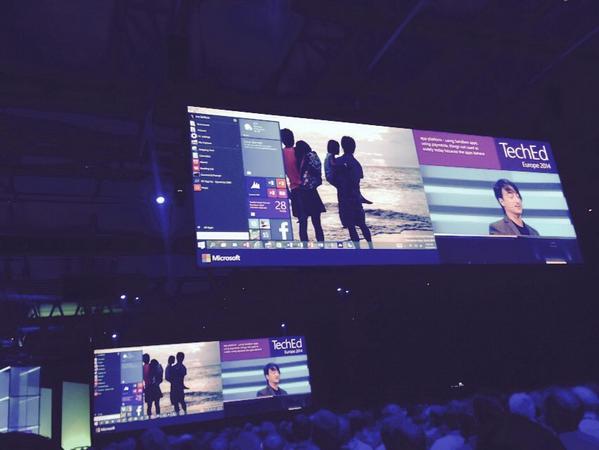 KateLechowicz's tweet image. #msteched keynote just started #netappteched demo on - Windows 10