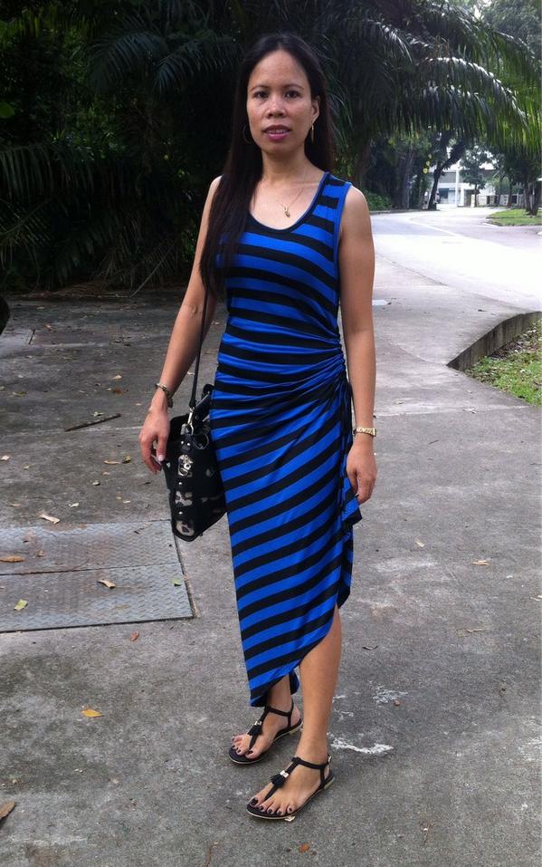 ItsmeAireneG's tweet image. First time I wear long dress #notcomfortable 😂
