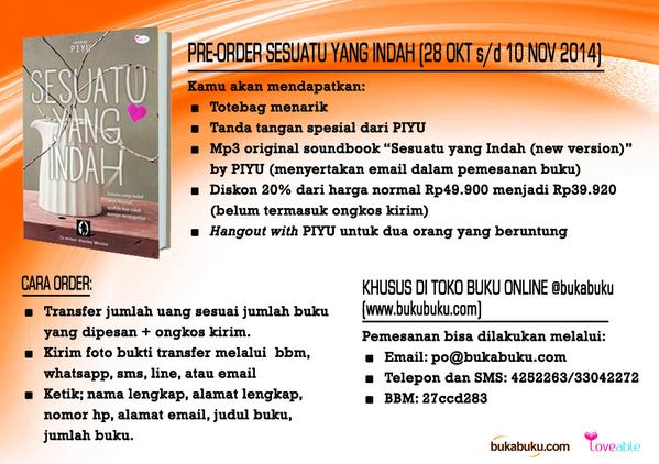 <a href="/piyu_logy/">P I Y U</a> akan menerbitkan novel pertamanya #SesuatuYangIndah | Cc: @radio_nuansa @radiotrendfm @DaktaRadio <a href="/932FM/">MD RADIO JAKARTA</a>