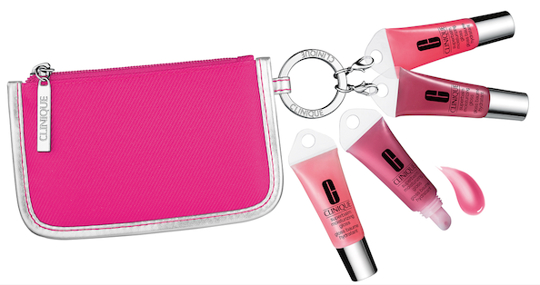 davelackie's tweet photo. I'm giving away this adorable Clinique Kiss and Go set at Hudson's Bay! To enter, follow @davelackie &amp; RT http://t.co/DSB95k6kds