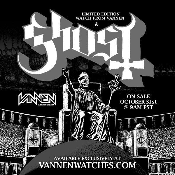 We wish to inform you that the collaboration between Ghost and VannenWatches will be available for pre-order&gt;
