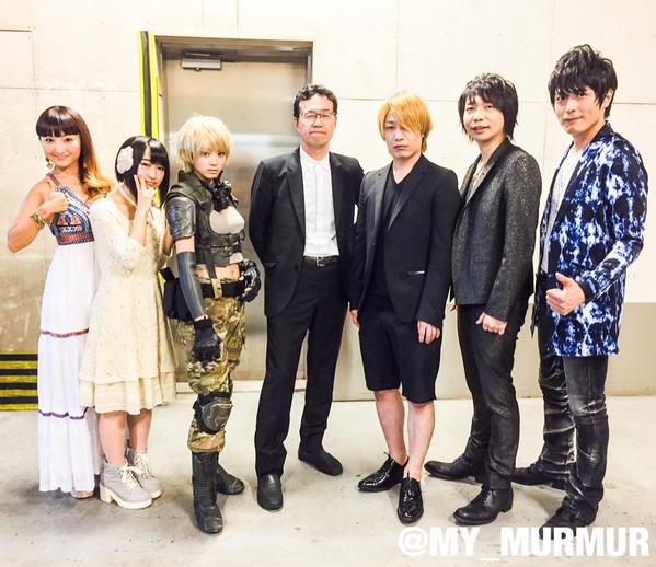 諏訪部順一 Junichi Suwabe アップルシード アルファ 本日の舞台挨拶登壇者で記念撮影 荒牧監督と メインテーマを手掛けられた中田ヤスタカさんを日本版キャスト陣でサンド デュナンのコスはモデルのゆらさん ブリちゃんは行方不明 笑 Http T Co