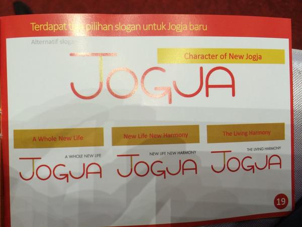 RT <a href="/herry_zudianto/">kang herry z</a>: Bgmn pendapat anda tentang new branding yogyakarta ?