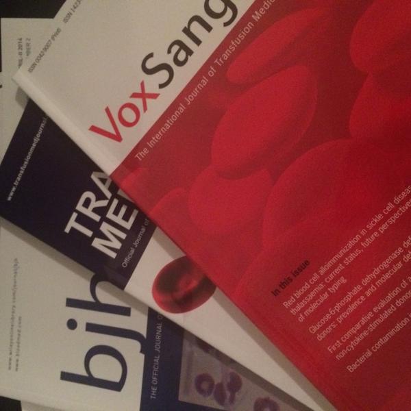 lifeandplasma's tweet photo. Free magazines from the Exhibit hall @AABB #aabb14 http://t.co/pgVK19PyVL