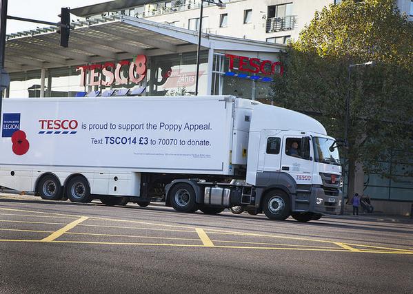 We're putting up poppies on fourteen stores to mark 100 years since 1914 - all in areas with big military communities