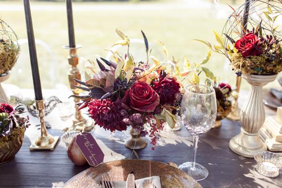 Fall florals + hauntingly beautiful bridal fashion in this masquerade style shoot… bit.ly/100LCmsq1028