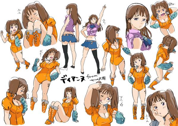 クロ コミティアへ15a 昨日 今日で描いたディアンヌまとめました ディアンヌ可愛い Http T Co Tasi63isfx