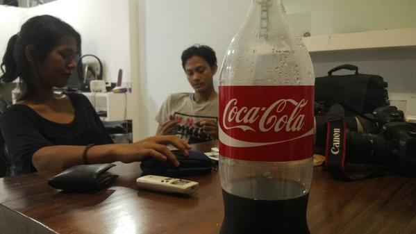 Coca cola with them...:-))