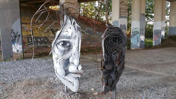 TengounViaje's tweet photo. En Atlanta nos encontramos con esta escultura que puedes ver en diferentes ángulos http://t.co/SZ0Lscfq47