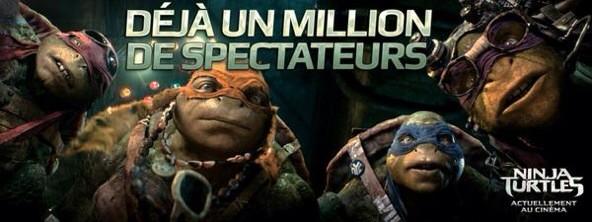 GoNinjaTurtles's tweet photo. Les #NinjaTurtles vous observent…vous êtes déjà plus d’un million à les avoir vus au cinéma ! Merci les carapaces ! http://t.co/BdjGCrF1GO