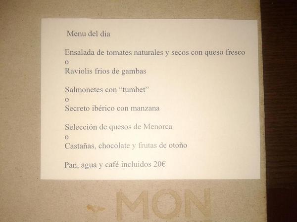 Y esta semana en nuestro menu...#monrestaurant
