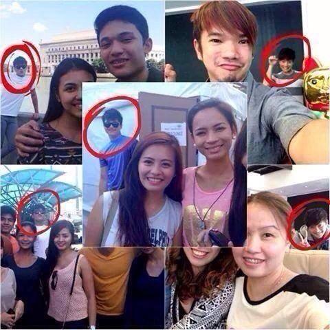 djloveskc's tweet photo. Cutest photobomber ever😊 © @imdanielpadilla ~owner http://t.co/8i3UbUEx3H