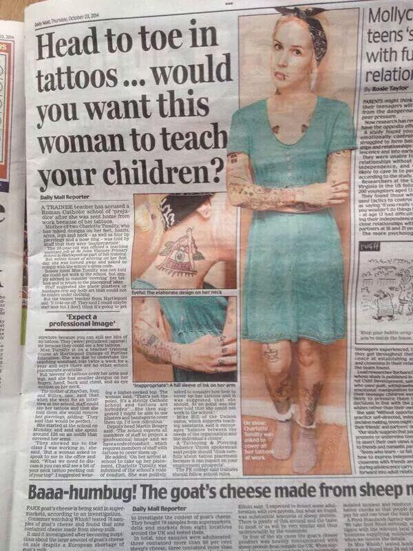 dev_jerome's tweet image. I'd hire her no matter the #tattoos. I think it actually helps her case. #hirepeoplewithtattoos