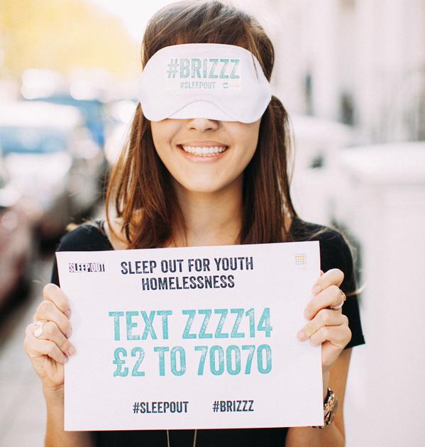 NaeCake's tweet photo. Help @ovoenergy and @1625ip raise funds for youth homelessness #Brizzz #sleepout just text ZZZZ14 £2 to 70070 http://t.co/8LgbqaJjL3