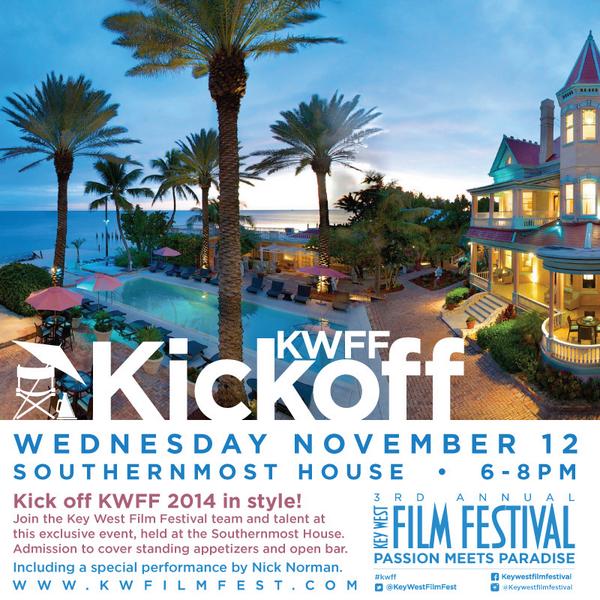 KeyWestFilmFest's tweet image. Live music, appetizers, open bar. Join us for the #KWFF kickoff, at the @SouthernmostHse. Just look at that venue!
