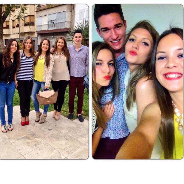 GloriaGarciaMir's tweet image. Cada uno en un sitio!! Os echo de meenos...💕💕