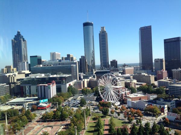 WorksoftInc's tweet image. We&apos;re loving the view from #Projects2014! #ATL #Atlanta