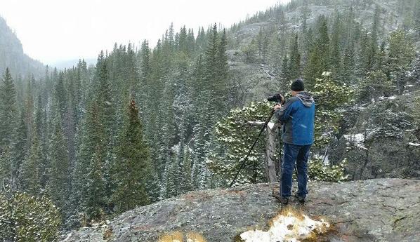 derekjerrell's tweet image. At 10,000 ft, deep in the RMNP and standing on the edge a cliff to get that perfect shot. #SeeForYourself #tnfcontest