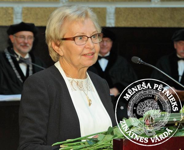 MĒNEŠA PĒTNIEKS Skaidrīte Lasmane: Dalīties tajā, ko atzīsti par vērtību @LU_SZF lu.lv/zinas/t/29831/
