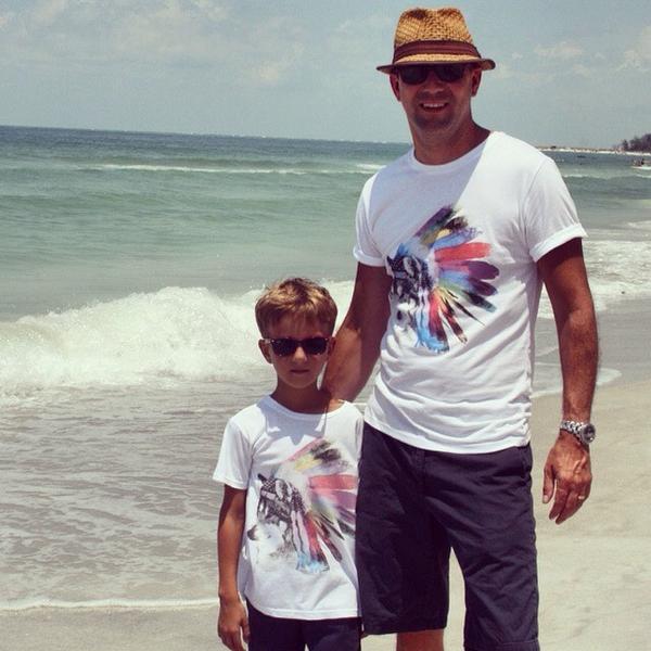 RandSFashionist's tweet photo. Father & Son working their Cako Magic #Beach #Florida #Cako #Wolf #Tees #Menswear #kidsfashion #styleforboys #Unisex http://t.co/x6mHUlbEWy